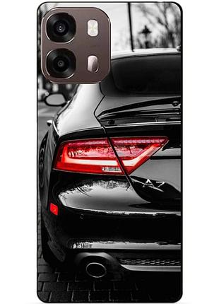 Силіконовий чохол бампер для oppo a6s з малюнком audi ауді машина авто