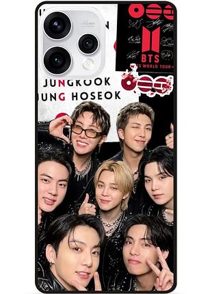 Силиконовый бампер чехол для oppo reno 15 bts bangtan boys