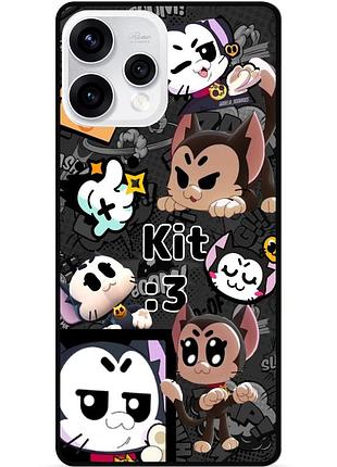 Силиконовый чехол бампер для oppo reno 15 с рисунком бравл кит brawl kit