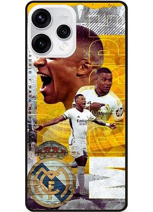 Силиконовый чехол бампер для oppo reno 15 с картинкой mbappe мбаппе real