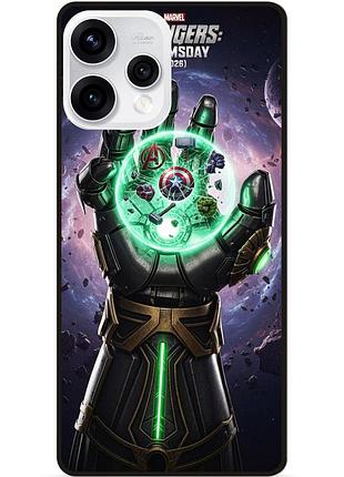 Силиконовый бампер чехол для oppo reno 15 с картинкой doomsday доктор дум avengers