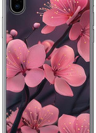 Чохол на iphone x пурпурова сакура "6075sp-1050-2448"