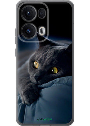 Чохол на oppo reno13 pro димчастий кіт "825u-3943-2448"
