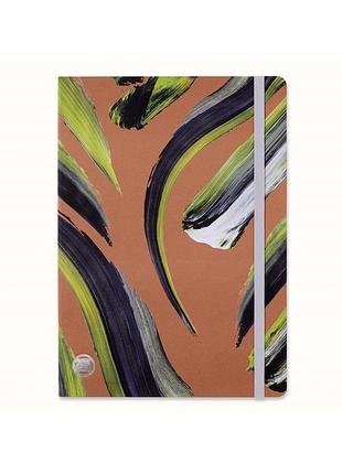 Записная книжка moleskine year of the tiger а4, линейка коричневый шелк + бокс (lecnytigclt)