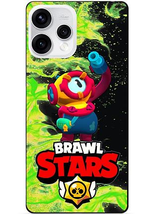 Чехол силиконовый бампер для oppo reno 15 с героем бравл отис brawl