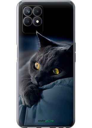 Чохол на realme narzo 50 димчастий кіт "825u-3066-2448"