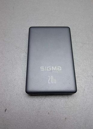 Универсальный внешний аккумулятор повербанк б/у sigma mobile x-power si10a7ql-mag 10000 mah