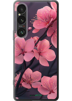 Чохол на sony xperia 1 vi пурпурова сакура "6075u-3975-2448"