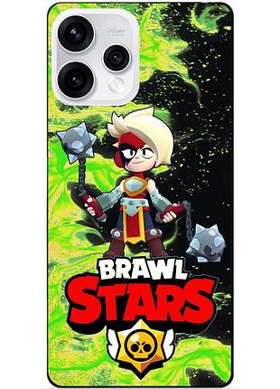 Чехол силиконовый бампер для oppo reno 15 с героем бравл луми brawl