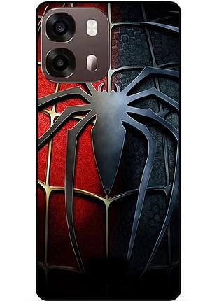Силіконовий чохол бампер для oppo a6s з малюнком людина-павук spider man