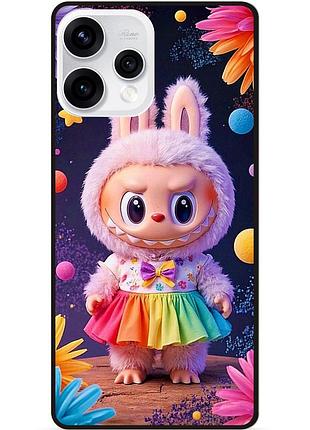 Силіконовий бампер чохол для oppo reno 15 з картинкою labubu лабубу