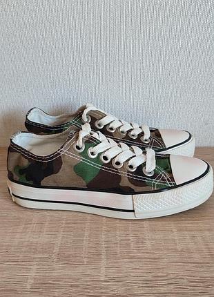Камуфляжные летние кеды на мальчика converse 31р. 20 см.