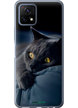 Чехол на vivo y52s дымчатый кот "825u-2242-2448"