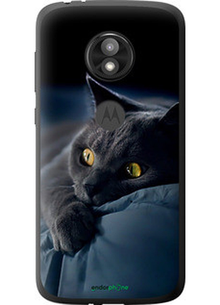 Чохол на motorola moto e5 play димчастий кіт "825u-1429-2448"