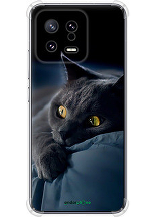 Чехол на xiaomi 13 дымчатый кот "825sp-2957-2448"