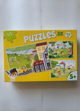Пазлы innovakids 3 в 1 (3х63 детали) германия