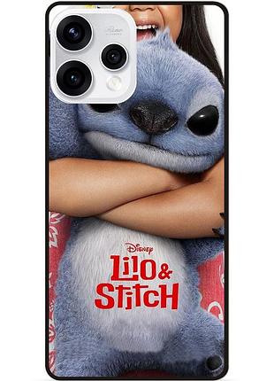 Силиконовый чехол бампер для oppo reno 15 стич и лило stitch