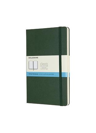 Блокнот moleskine classic средний, точка миртовый зеленый (qp066k15)