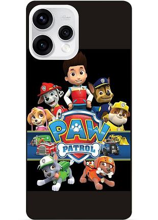 Силиконовый бампер чехол для oppo reno 15 щенячий патруль paw patrol
