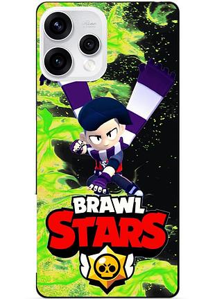 Чехол силиконовый бампер для oppo reno 15 с героем бравл эдгар brawl