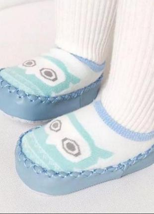 🧦👶 дитячі шкарпетки-чешки з бавовни 🌿капці антиковзні