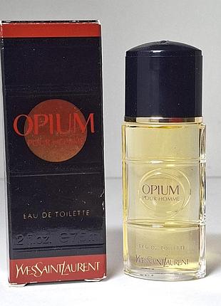 Мініатюра opium pour homme yves saint laurent 7. 5 мл. оригінал. вінтаж