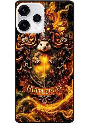Силиконовый бампер чехол для oppo reno 15 пуффендуй hufflepuff harry potter гарри поттер