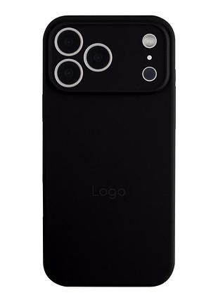 Чохол silicone case full size with frame для iphone 18 pro max 18.black