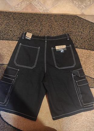 Новые джинсовые шорты карго pull&bear skater fit (eur 42 / usa 32)