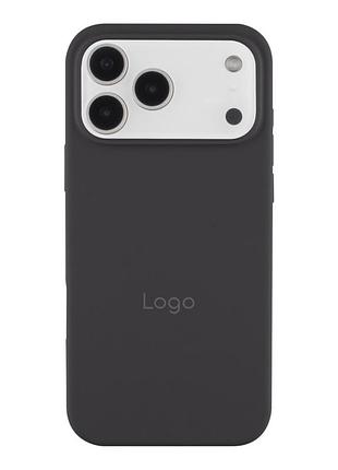 Чохол silicone case full size (aa) appleiphone18 pro панель-накладка для телефону айфон 18 pro dark grey