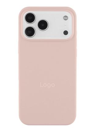 Чохол silicone case full size (aa) для iphone 18 pro max 81.chalk pink