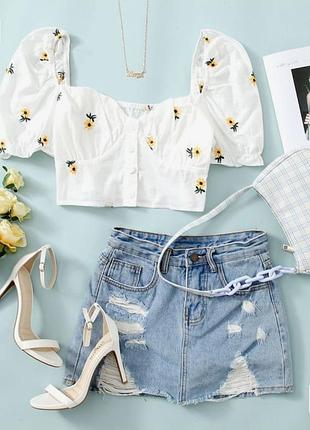 Топ з соняшниками shein🌻