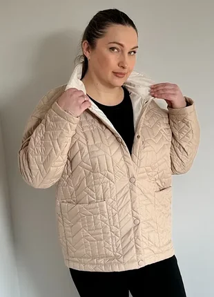 Бежевая куртка торри eva classic 2