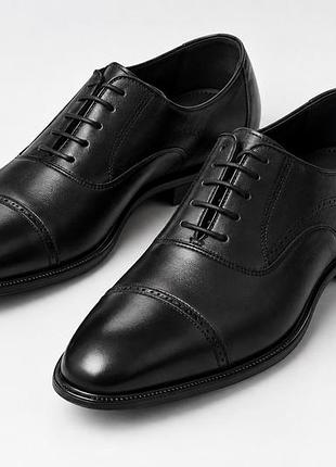 Чоловічі шкіряні оксфорди yanko / loake (made in italy), розмір 42 (27.5 см)