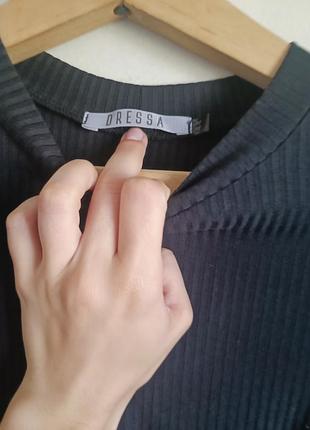 Платье женское кожзам в рубчик.новое 6