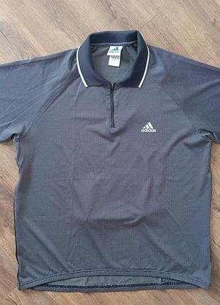 Брендовая футболка поло adidas.