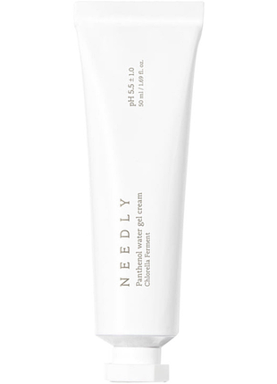 Заспокійливий крем-гель із пантенолом needly panthenol water gel cream, 50 мл