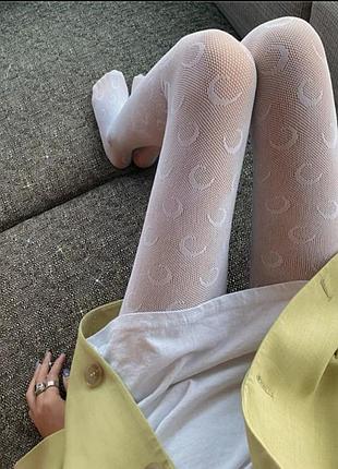 🖤 Колготки с узором.