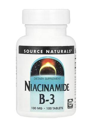 Niacinamide b-3 100 mg - 100 tabs (повреждена пломба)