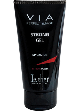 Гель экстра сильной фиксации via gel extra strong le cher, 150 мл
