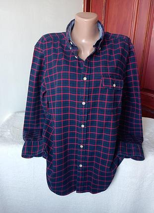 Рубашка фланелевая в клетку esprit l/xl 3