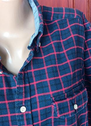 Рубашка фланелевая в клетку esprit l/xl 2