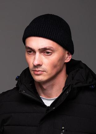 Шапка мужская черная