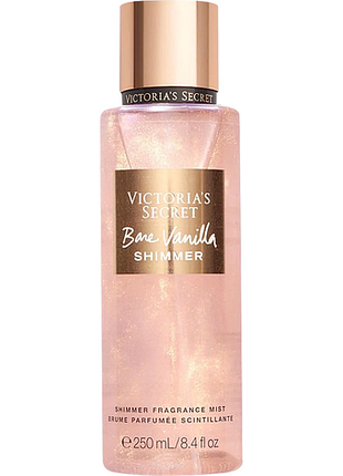 Спрей для тела с шиммером bare vanilla victoria’s secret, 250 мл