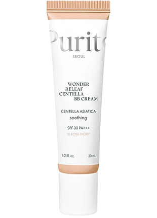 Вв крем с экстрактом центеллы purito seoul wonder releaf centella bb cream (№15 rose ivory), 30 мл