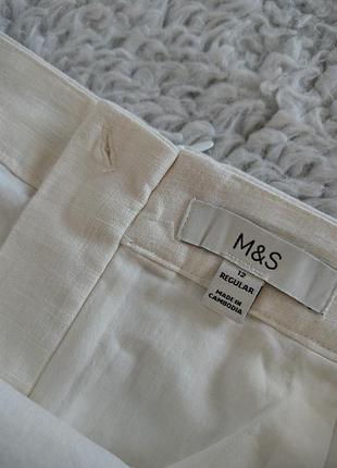 Льняная миди макси юбка m&amp;s 5
