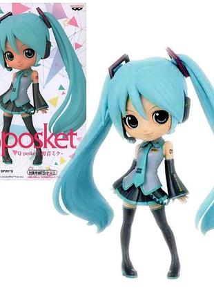 Фигурка q posket vocaloid хатсуне мику hatsune miku 14 см wst qp v hm 02