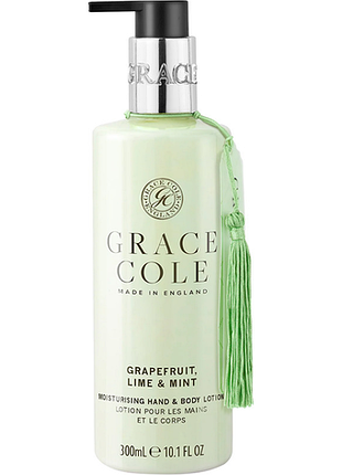 Лосьон для рук и тела grapefruit lime & mint grace cole, 300 мл