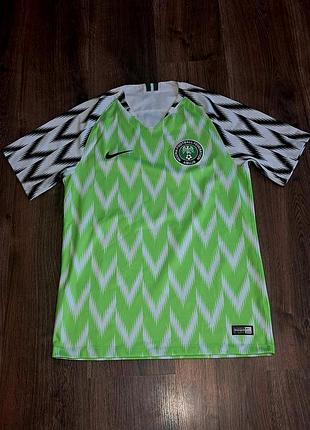 Мужская уникальная футболка jersey nike nigeria 2018 оригинал