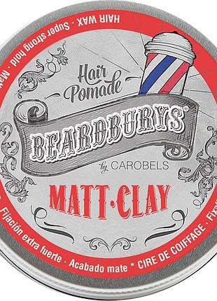 Глина для волос с матовым эффектом matt-clay new beardburys, 100 мл